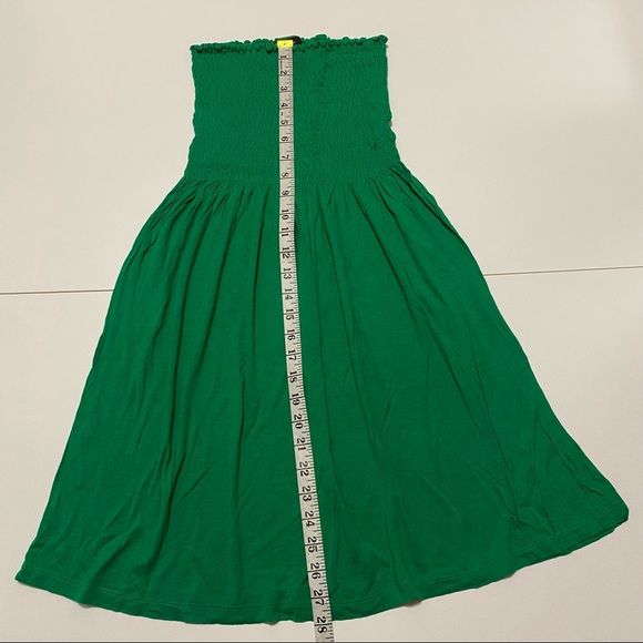 Cejon Green Stretchy Tube Dress SZ L - Picture 3 of 5
